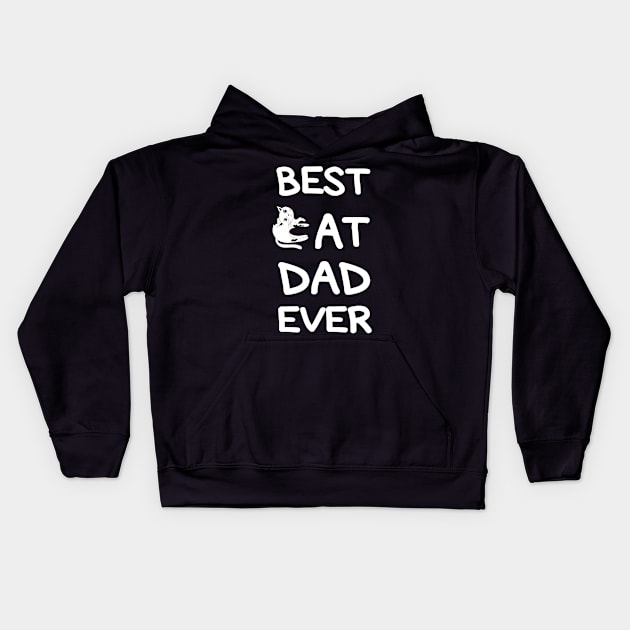 Best CAT Dad Ever, cool shirt for Dad, father, husband; brother; boyfriend. Kids Hoodie by Goods-by-Jojo